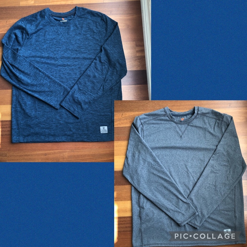 Men's sueded fleece lined tees